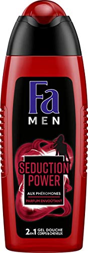 Fa Seduction Power Gel de Ducha para Cabello/Cuerpo para Hombre, 250 ml