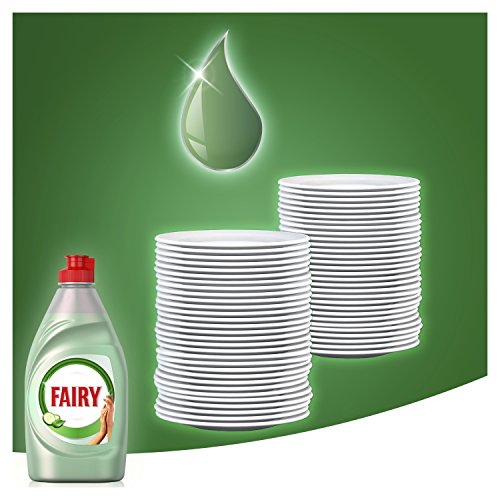 FAIRY Limpieza y Cuidado Aloe Vera y Pepino Lavavajillas Líquido 1015 ml con Protección de la Dermis Beneficia la Piel y Combate la Grasa (8001090479617)