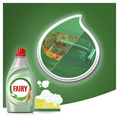 FAIRY Limpieza y Cuidado Aloe Vera y Pepino Lavavajillas Líquido 1015 ml con Protección de la Dermis Beneficia la Piel y Combate la Grasa (8001090479617)