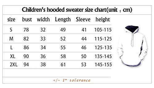 FGVBWE4R 2018 Boys Girls Winter Hoodie Creative Unicorn Hoodie Hoodie Black Friday Gift for Kids-S