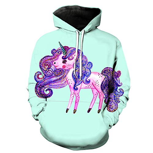 FGVBWE4R 2018 Girls Winter Hoodie Cute Unicorn Hoodie Hoodie Black Friday Gift for Kids-S