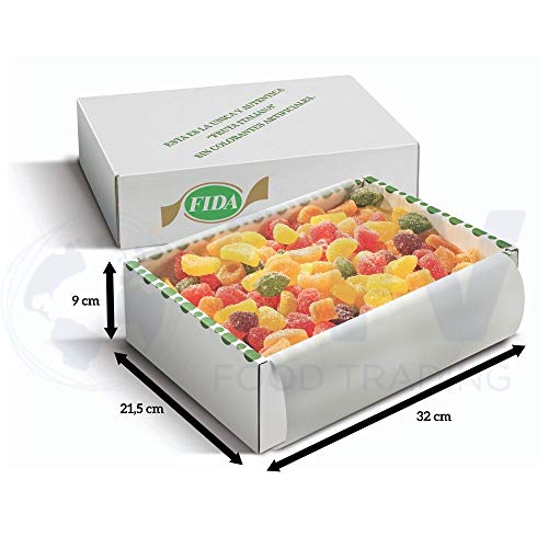 Fida Auténtica Fruta Italiana-Sabores Surtidos, Caja De 3 Kilos Y 15 Bolsitas De Plástico Para Su Reenvasado