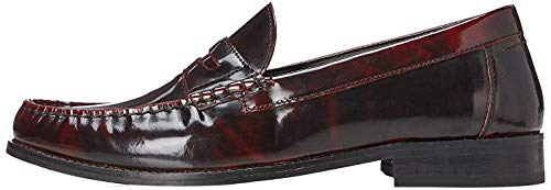 find. Mocasines Clásicos para Hombre, Rojo (Burgundy), 47 EU