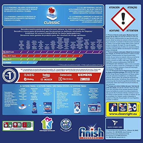 Finish Classic Regular Pastillas para Lavavajillas - 57 Pastillas