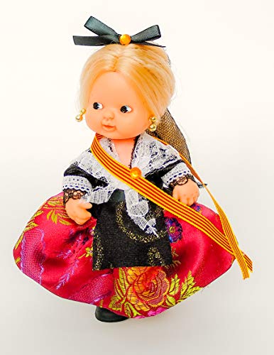 Folk Artesanía Vestido y complementos Regional típico Catalana muñeca Barriguitas de Famosa. Muñeca no incluida en el Lote.