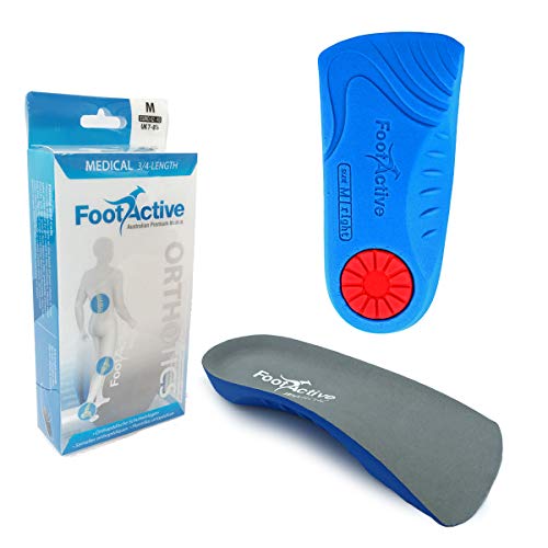 FOOTACTIVE Médicos 3/4 Longitud Plantillas - S - 39/41 EU