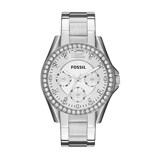 Fossil Reloj Analogico para Mujer de Cuarzo con Correa en Acero Inoxidable ES3202