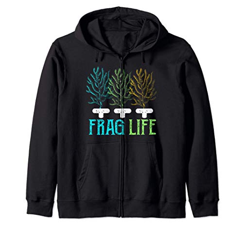 Frag Life Coral Reef | Fish Tank & Marine Biology Fish Gift Sudadera con Capucha