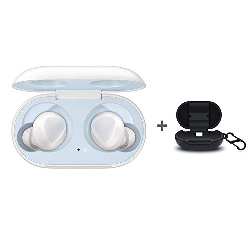 Funda de Silicona Samsung Galaxy Buds White + Shock Resistant para Galaxy Buds [Cubierta Protectora de Cuerpo Entero]