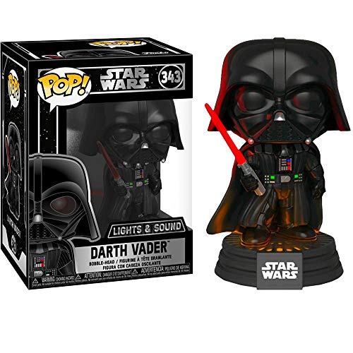 Funko 35519 Pop Bobble: Star Wars: Darth Vader Electrónico, Multi