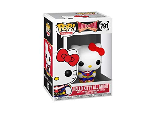 Funko Pop! Animación: Sanrio/My Hero Academia - Hello Kitty-All Might, Multicolor (46829)