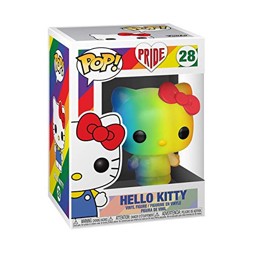 Funko- Pop Sanrio 2020-Hello Pride 2020 Hello Kitty(RNBW) Figura Coleccionable, Multicolor (49843)