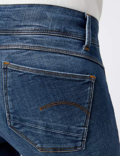 G-STAR RAW Lynn D-Mid Waist Super Skinny Vaqueros, Medium Aged 9136-071, 29W / 30L para Mujer