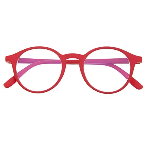 Gafas de Presbicia con Filtro Anti Luz Azul para Ordenador. Gafas Graduadas de Lectura para Hombre y Mujer con Cristales Anti-reflejantes. Ferrari +2.0 – UFFIZI