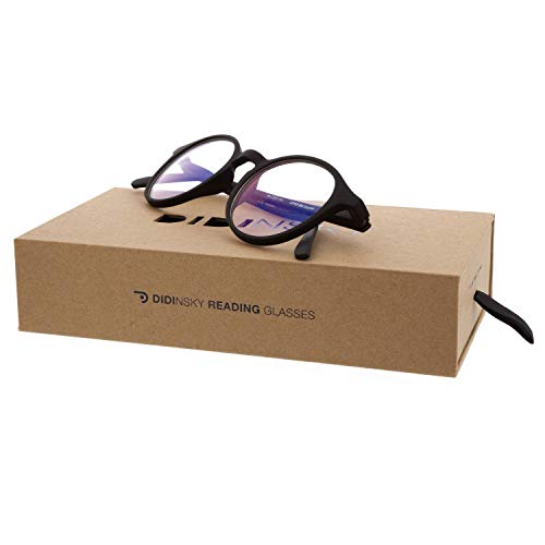 Gafas de Presbicia con Filtro Anti Luz Azul para Ordenador. Gafas Graduadas de Lectura para Hombre y Mujer con Cristales Anti-reflejantes. Ferrari +2.0 – UFFIZI