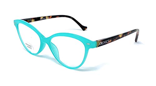 Gafas de presbicia Mujer Diseño en Colores: Verde, Rojo, Rosa, Negro. VENICE Zenny - Dioptrías: 1 a 3,5 (Verde, 1,50)