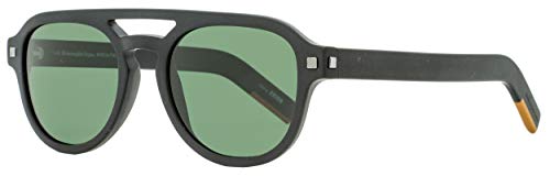 Gafas de sol Ermenegildo Zegna EZ 0113 02R mate negro/verde polarizado