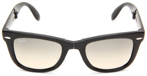 Gafas de sol Ray-Ban RB4105 Wayfarer, plegables, no polarizadas, 50 mm Negro Black/Grey Green Polarized 50 mm