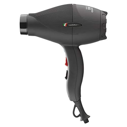 Gamma Piu Ion Ceramic S - Secador de pelo, color negro