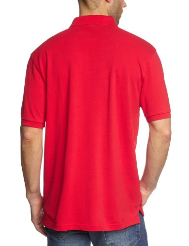 GANT Solid Pique SS Rugger, Polo para Hombre, Rojo (Bright Red), 46 (Talla del Fabricante: S)