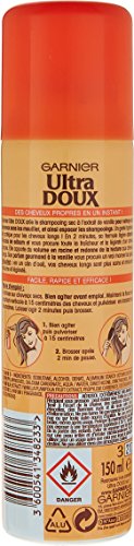 Garnier - Champú Ultra Doux purificador seco con extracto de vainilla para cabello graso - Lote de 2