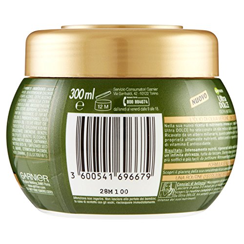 GARNIER Ultradolce Máscara Mítico Frasco De Oliva 300 Ml. Acondicionadores Para El Cabello