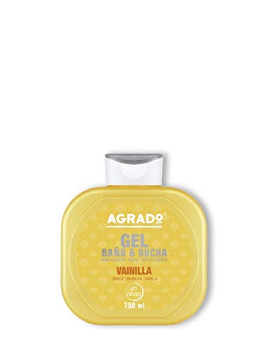 Gel de Baño y Ducha Vainilla hidratante, gel de baño PH Neutro 750 ml - AGRADO