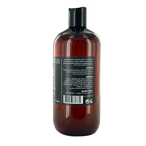 Gel de ducha de fleur d'oranger, 500ml. Jabón líquido Glicerina Vegetal Glicerina Vegetal Perfume de Flor Dulce. Hecho en Francia. No probado en animales.