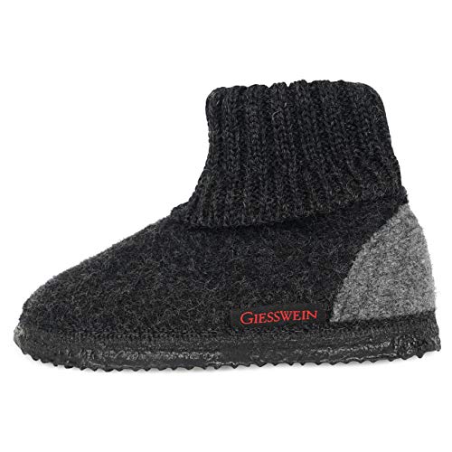 Giesswein Kramsach Kids, Zapatillas Altas Unisex Niños, Gris (Nachtgrau), 34 EU