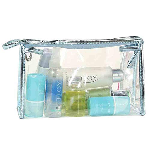 GJJSZ Las Damas Deben ser Transparentes Organizador de PVC Bolso de Aseo Bolsa de cosméticos Estuche de cosméticos Bolsa de Almacenamiento de Maquillaje a Prueba de Agua