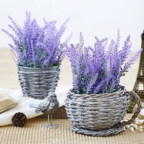 GKONGU 4 Paquetes para la decoración del hogar Lavanda Artificial