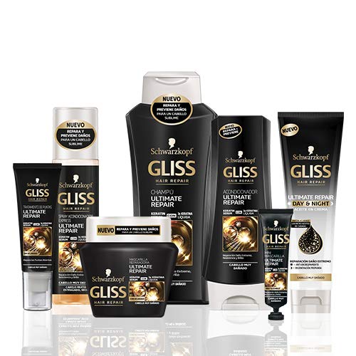 Gliss - Spray Acondicionador Express Ultimate Repair - Para cabello muy dañado - 200 ml - Schwarzkopf