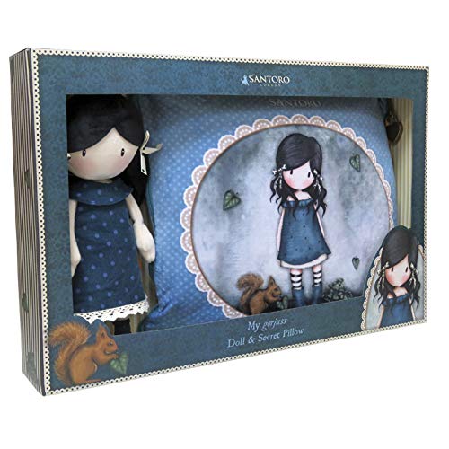 Gorjuss CK-10A-G Set Regalo Muñeca y Cojín Secreto - You Brought Me Lov