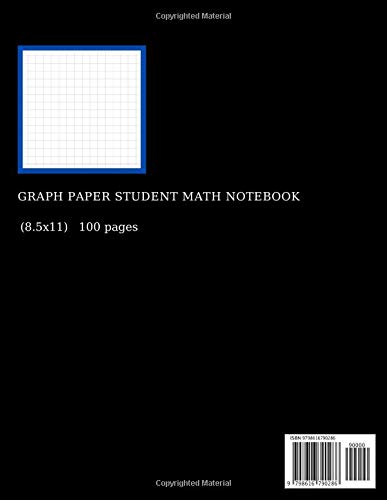 graph paper student math notebook (8.5x11) 100 pages: spiral cute cover large (8.5x11) inch,white paper gray lines thick 100 pages and cheap,for ... for math,college,interactive math,composition