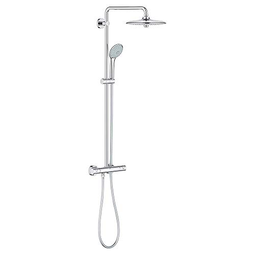 Grohe 27296002 Euphoria 260 - Sistema de ducha con termostato, alcachofa de 260 mm con tres chorros y teleducha de 110 mm con tres chorros