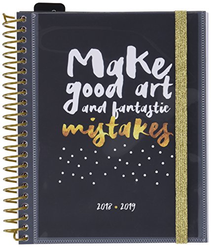 Grupo Erik Editores - Agenda escolar  GLITTER 2018/2019 Semana vista, 15,5 x 19 cm