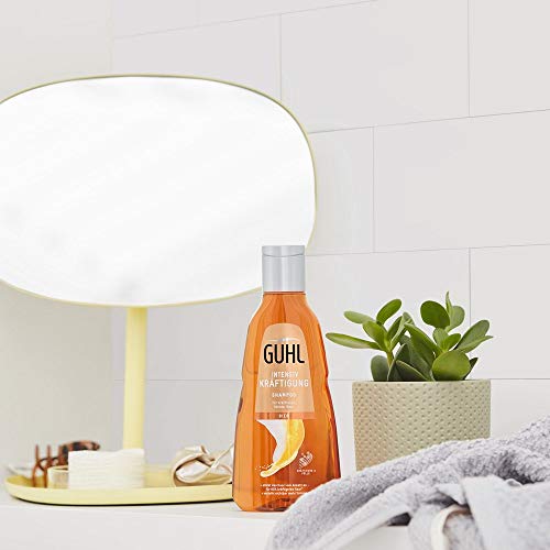 Guhl - Champú intensivo con cerveza para fortalecer el cabello y dar volumen, para cabello fino y sin fuerza, 250 ml