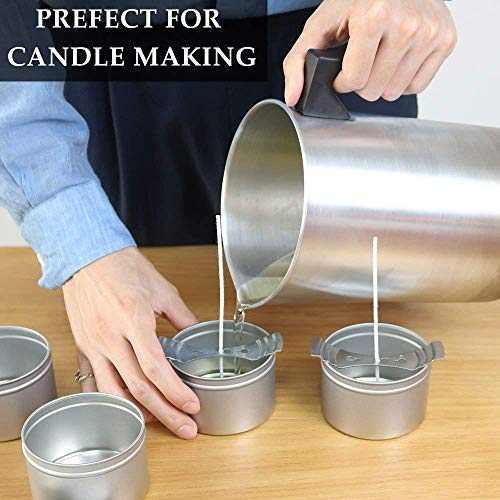 Haavpoois Olla De Cera Para Velas, Jarra De Colada Sin Goteo De 3 L Olla Para Hacer Velas Con Mango Resistente Al Calor, Para Manualidades De Bricolaje De Velas De Cocina Casera