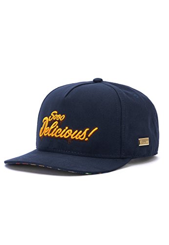 Hands of Gold Hog Soo Delicious Cap Snapback, Azul Marino y MC, Talla única