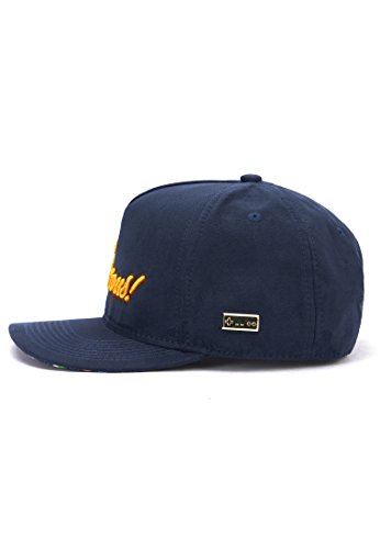 Hands of Gold Hog Soo Delicious Cap Snapback, Azul Marino y MC, Talla única