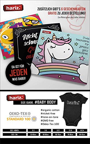 Hariz - Body de manga corta para bebé (12 a 18 meses), diseño de Navidad, color marrón