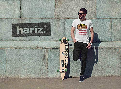 Hariz Update Jetzt Version 70 - Camiseta para hombre, diseño con texto en inglés Blanco XS