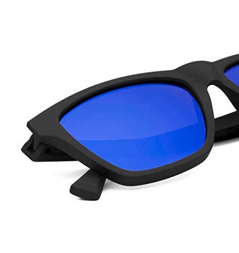 HAWKERS · ONE LS · Rubber Black · Sky · Gafas de sol para hombre y mujer