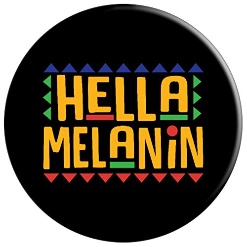 Hella Melanin Mad Dope Soul Black Girl Magic Christmas Gift PopSockets Agarre y Soporte para Teléfonos y Tabletas