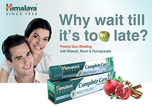 Himalaya Herbals Gum Expert Complete Care Toothpaste - Anti inflammation, Anti-oxidant, Prevents Bleeding or Swollen Gum - 100% Vegetarian Herbal Toothpaste 75ml (SAVER PACK - Pack of 3)