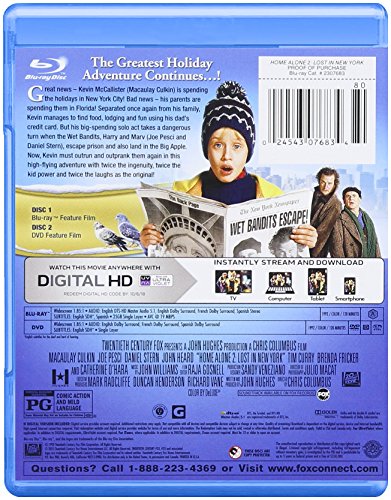 Home Alone 2: Lost In New York [Edizione: Stati Uniti] [Italia] [Blu-ray]