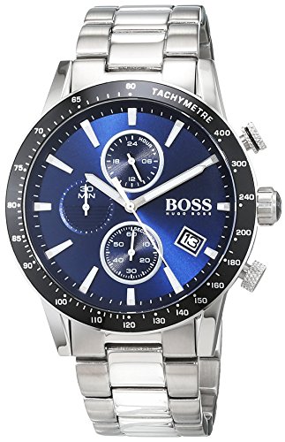 Hugo BOSS Reloj Cronógrafo para Hombre de Cuarzo con Correa en Acero Inoxidable 1513510