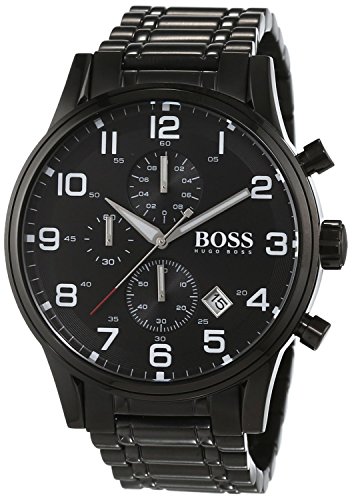 Hugo Boss Reloj Cronógrafo para Hombre de Cuarzo con Correa en Caucho 1513180