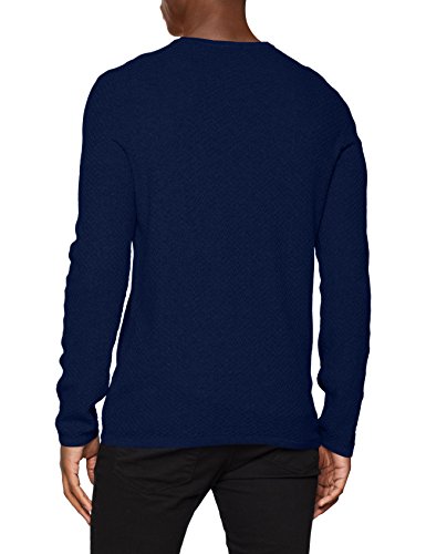 HUGO Senor suéter, Azul (Navy 419), Medium para Hombre