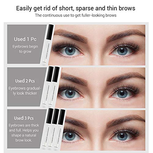 HURRISE Essence of Eyebrow - Fórmula Booster Essence Stimulation para el revitalizador de cejas grueso e intensivo, adecuado para pestañas y cejas